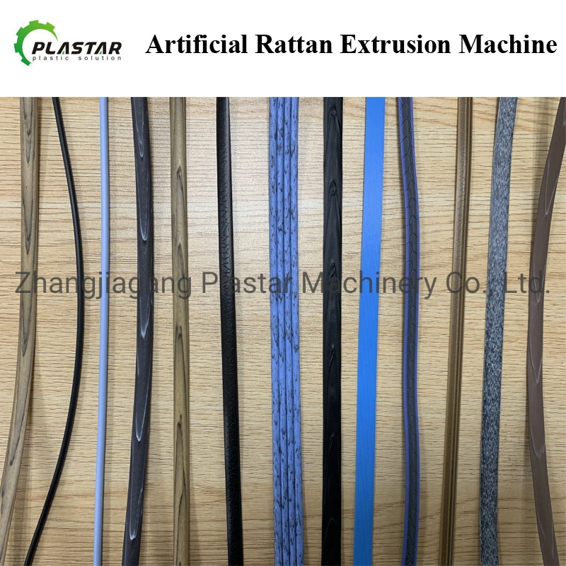 Plastic Artificial Rattan Production Line for Woven Sofa and Chairs