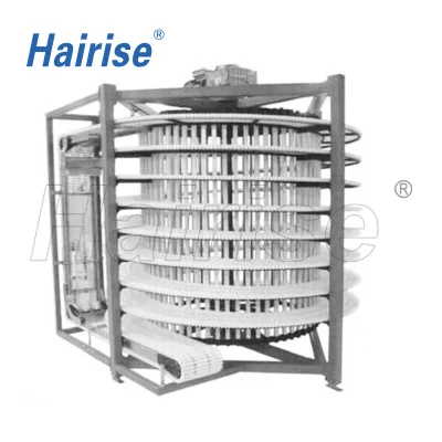 Hairise 自動フレキシブル チェーン スパイラル コンベヤー システム ISO& CE &FDA 証明書付き